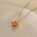 Avtoit | Rotating Flower Necklace