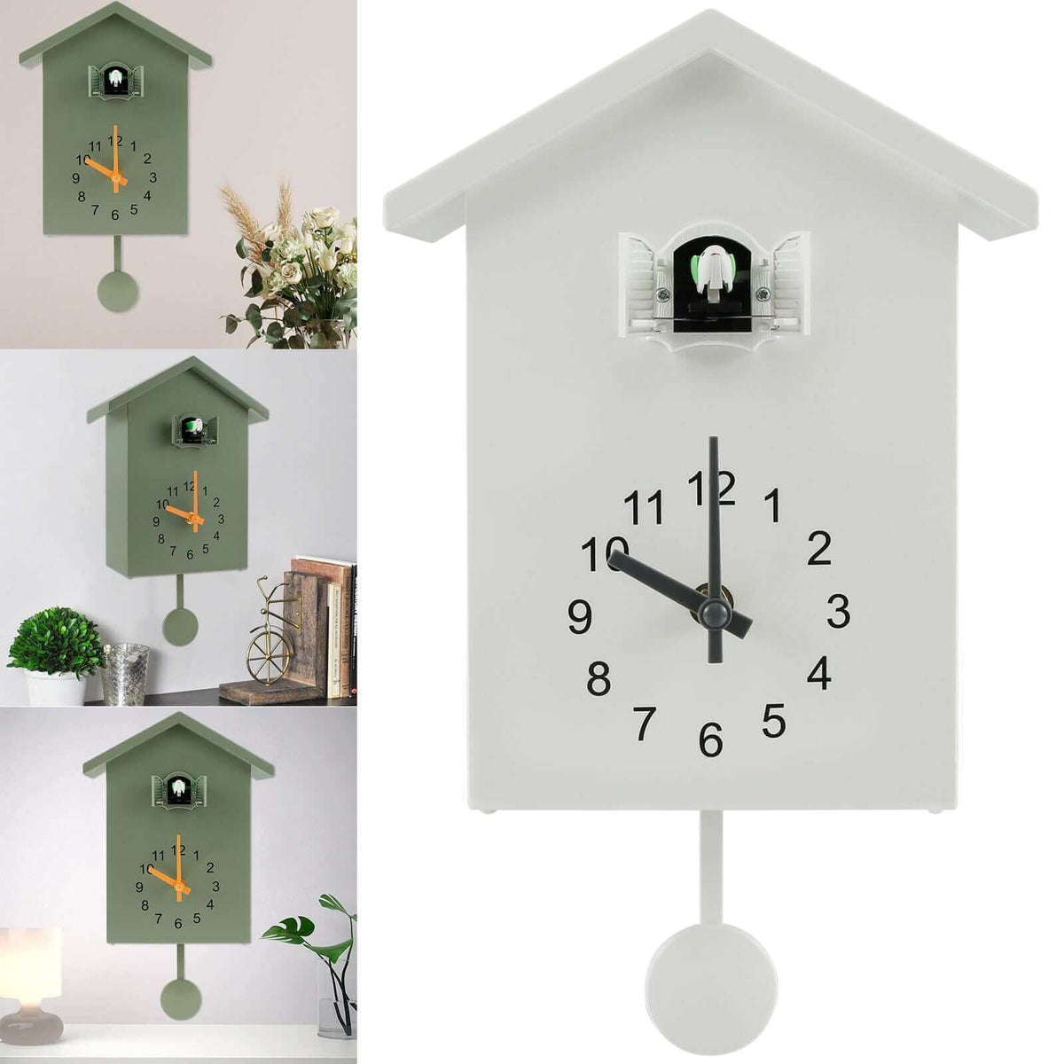 Avtoit | Contemporary Cuckoo Quartz Wall Clock