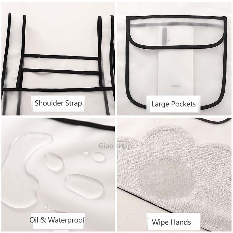 Avtoit | Transparent Waterproof Kitchen Apron