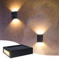 Avtoit | Waterproof LED Solar Wall Lamp: Up and Down Lighting for Balcony, Garden, Street and Landscape
