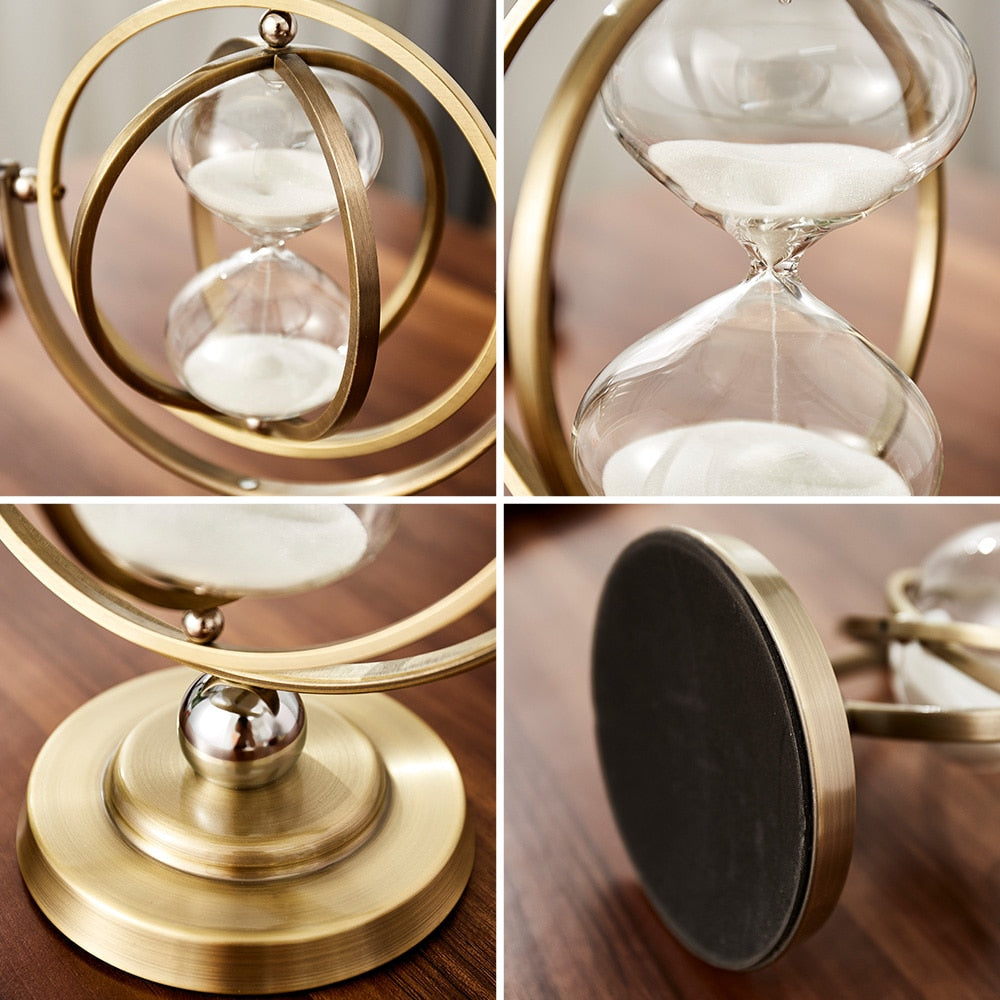 Avtoit | Time Charmer Metal Hourglass Decor