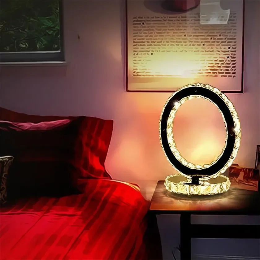 Avtoit | AmbientShine | Modern Crystal Table Lamp