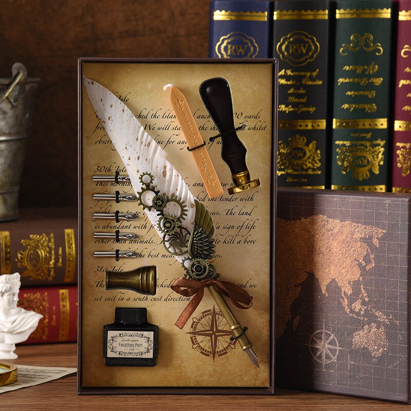 Avtoit | Phoenix Feather Mechanic Calligraphy Pen Set