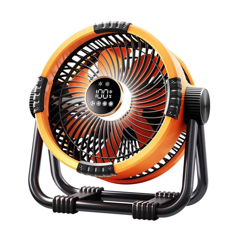 Avtoit | Camping Fan with 20000mAh Battery, LED Light & Remote Control – WindMate