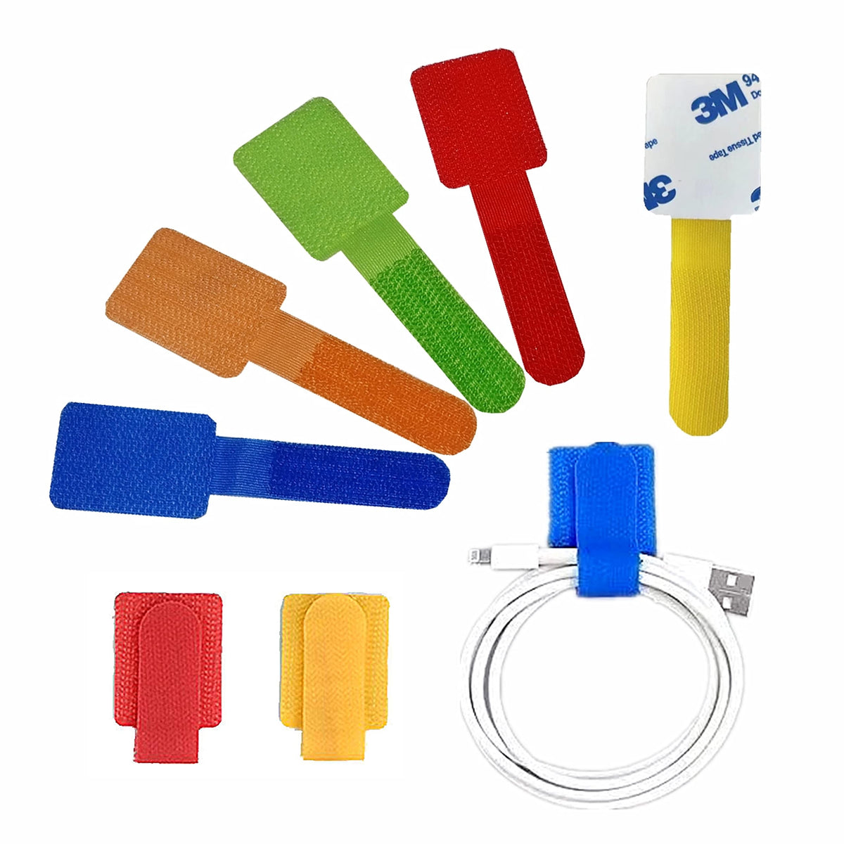 Avtoit | Self-Adhesive Reusable Cable Organizer Set