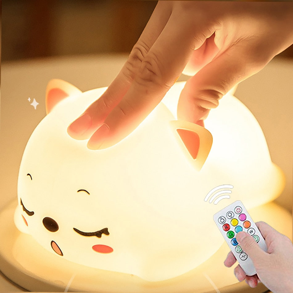 Avtoit | Mini Cat LED Touch Sensor Night Lamp