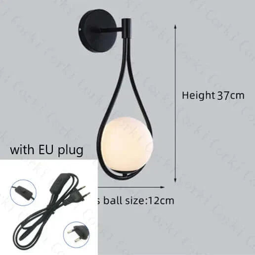 Avtoit | Drop Luxury Glass Ball Wall Light