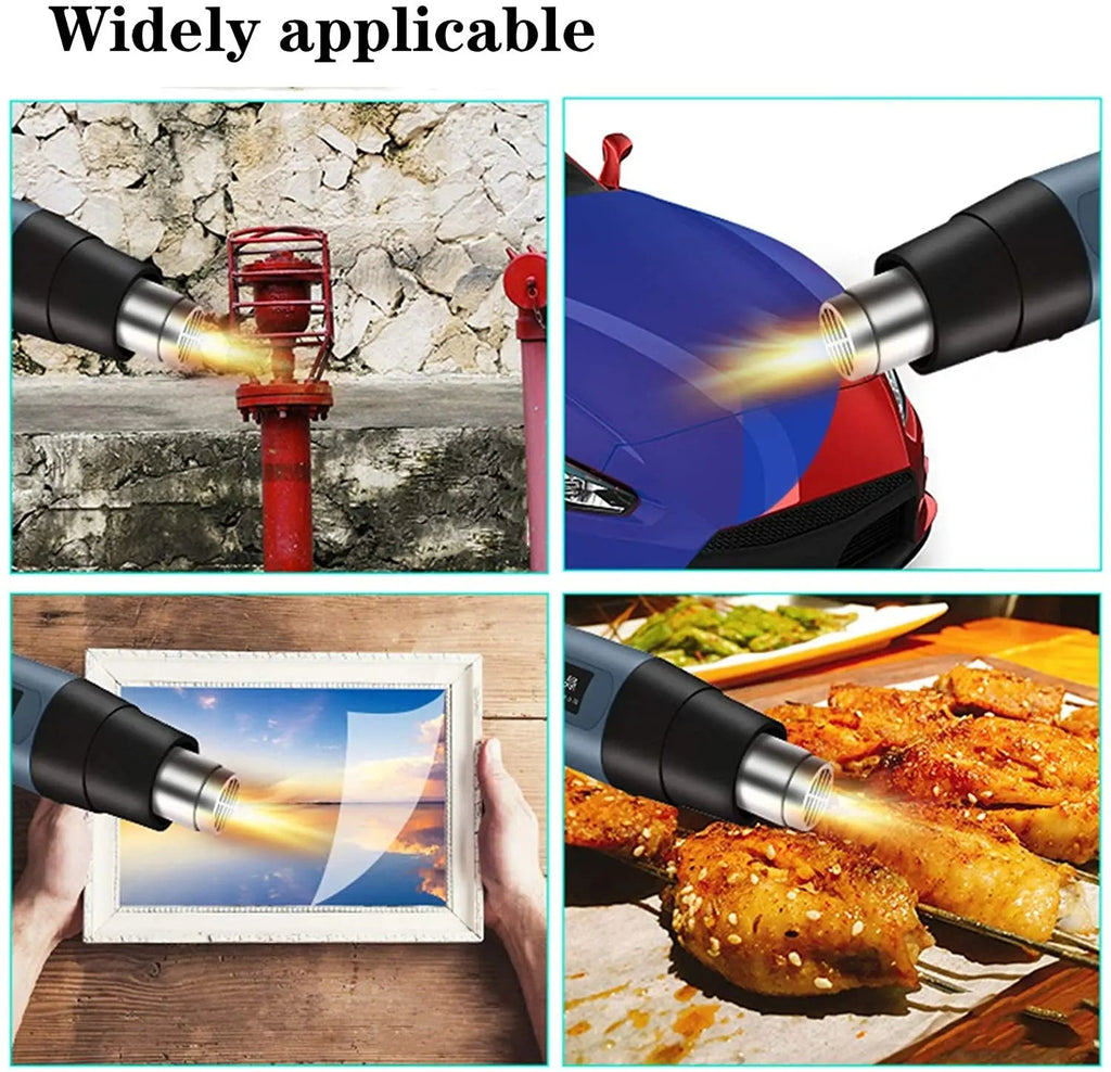 Avtoit | 2000W Industrial Electric Heat Gun with Digital LCD Display Adjustable Temp – ProTherm