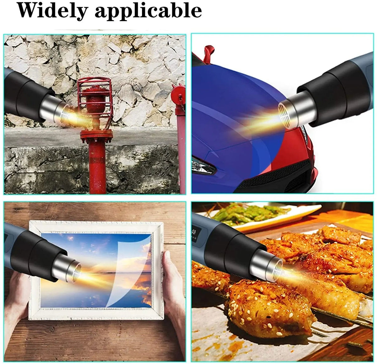 Avtoit | 2000W Industrial Electric Heat Gun with Digital LCD Display Adjustable Temp – ProTherm