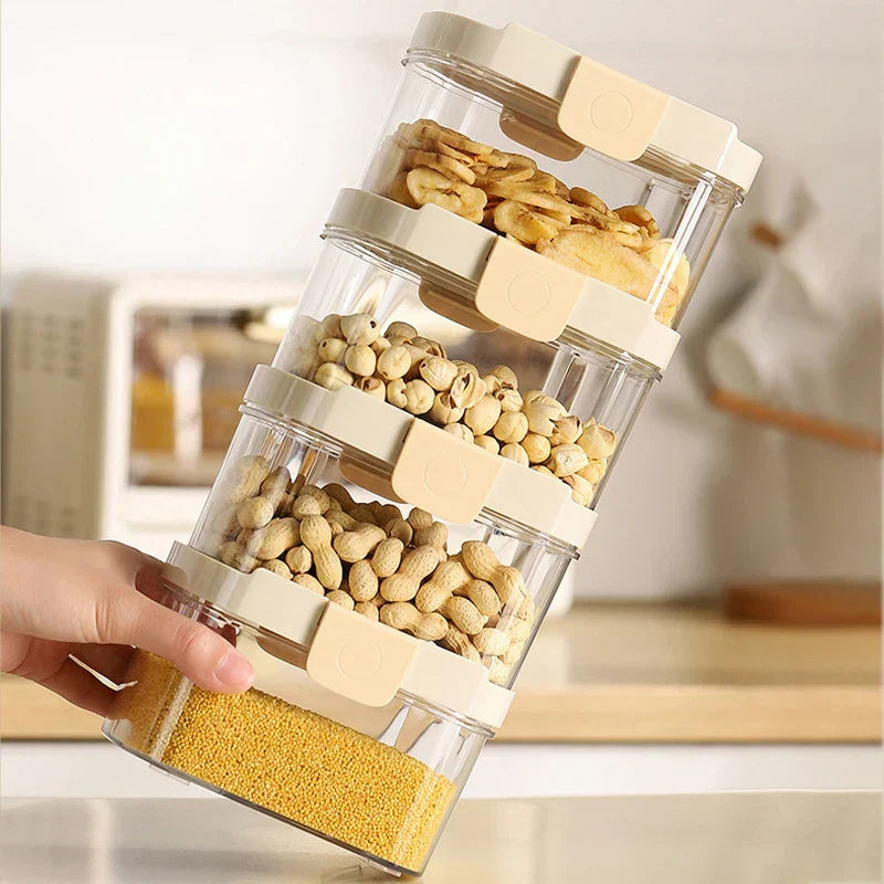 Avtoit | Stackable Transparent Snap-Lock Storage Box