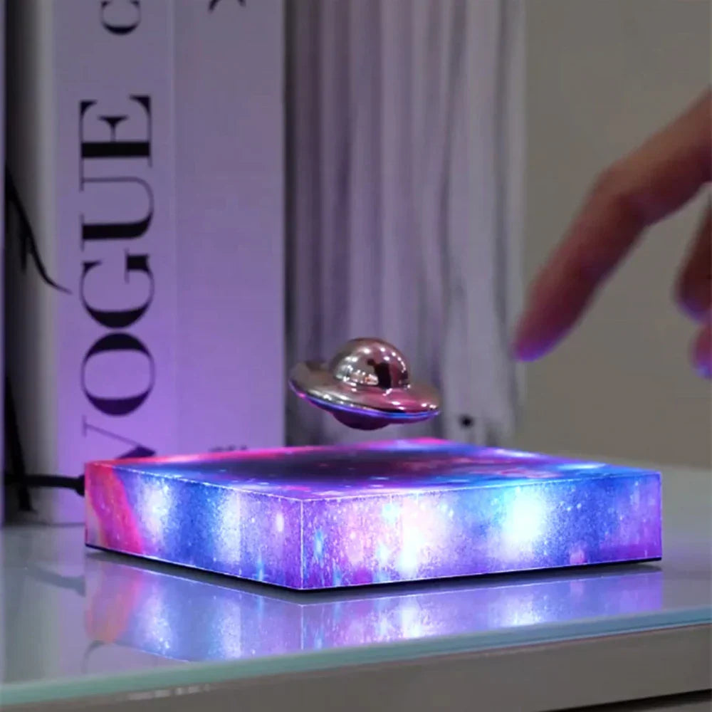 Avtoit | Magnetic Levitating Spaceship Rotating LED Night Lamp