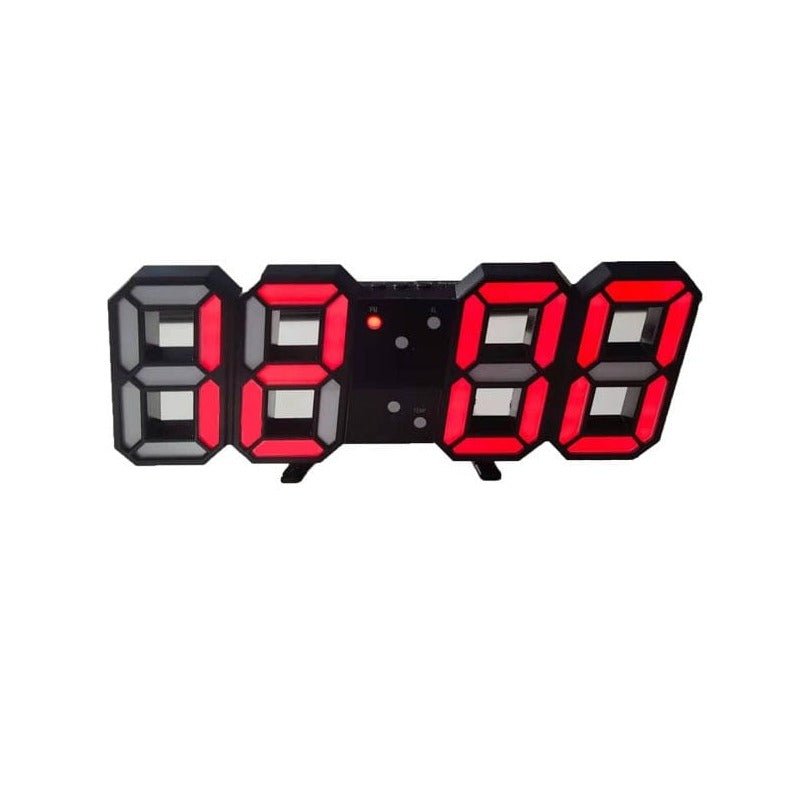 Avtoit | LumiSync 3D LED Wall Clock – Modern Digital Clock with Dimmer Lighting