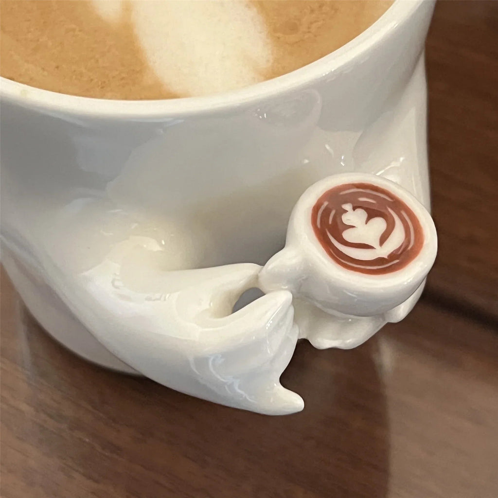 Avtoit | Cute Mug-in-Mug Korean Style Coffee Cup