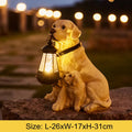 Avtoit | Solar-Powered Outdoor Resin Dog Statue Lamp