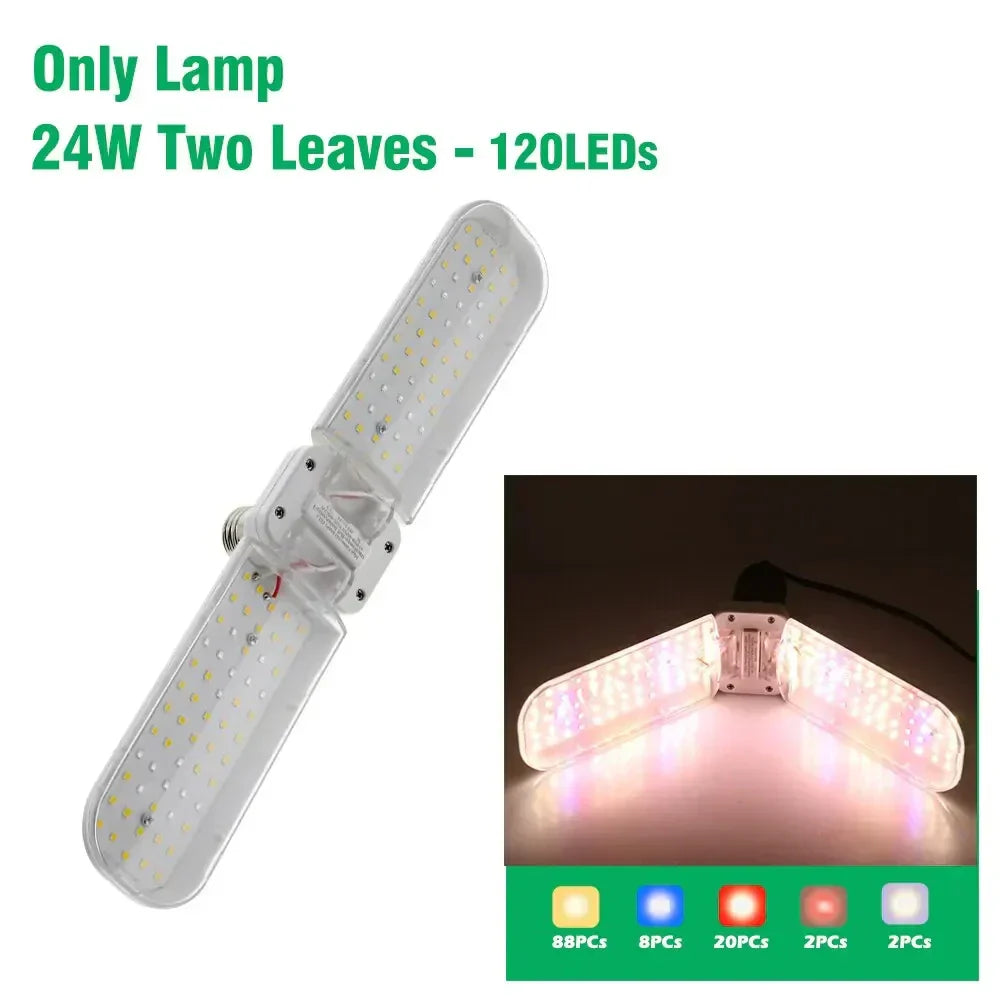 Avtoit | Floriva Plant Lamp | Foldable Wing Design | Full Spectrum LED | 24W 36W 48W | E27 Socket