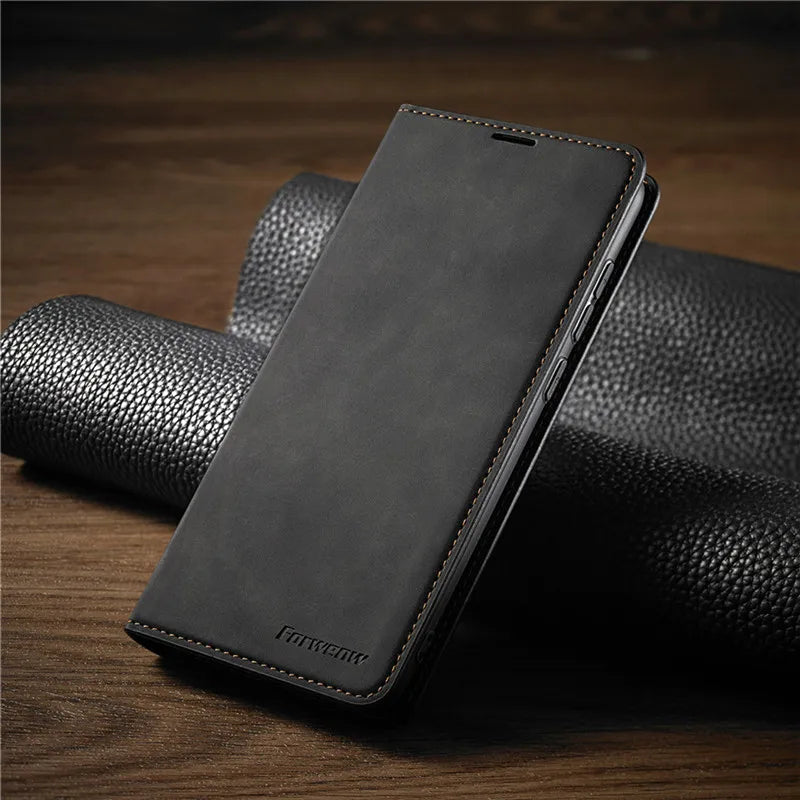 Avtoit | iPhone Case: Magnetic Leather Bag for Stylish Protection
