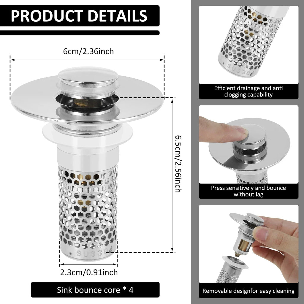 Avtoit | Sink Drain Anti-Odor Hair Catcher Filter