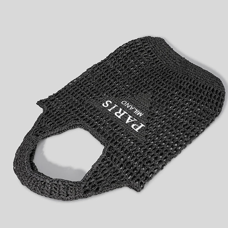 Avtoit | Net straw crochet beach bag