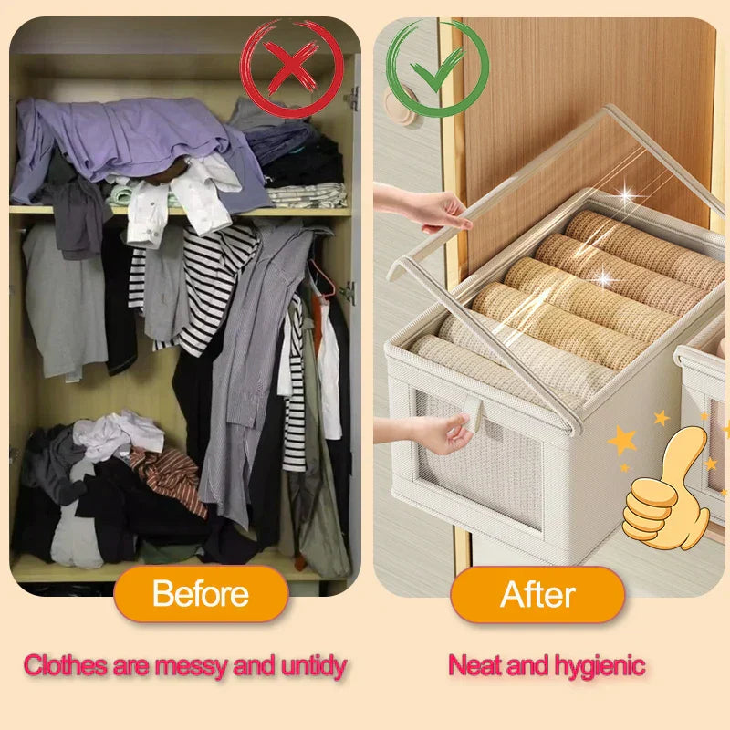 Avtoit | Neatvero Storage Box | Foldable & Washable | Breathable & Stable | For Socks & Underwear
