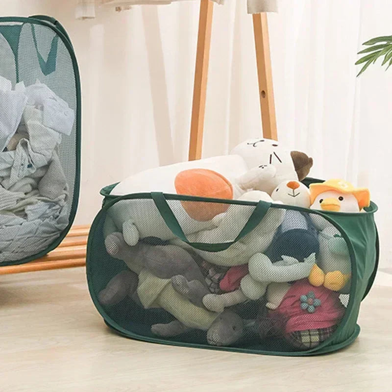 Avtoit | Foldixa Laundry Basket | Pop-Up Design & Foldable | With Side Pocket | Single or Double Variant