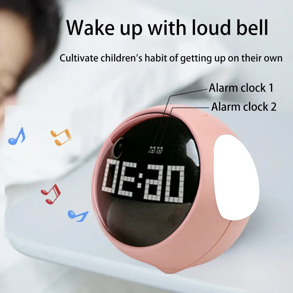 Avtoit | Cute Expression Night Light Alarm Clock