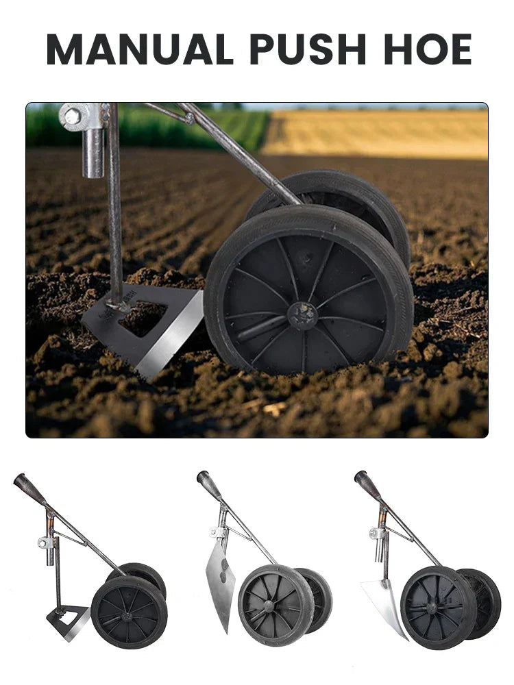 Avtoit | GravoHack Duo Hand Hoe | Forged Manganese Steel | For Weeding & Loosening | Suitable for Wooden Handles