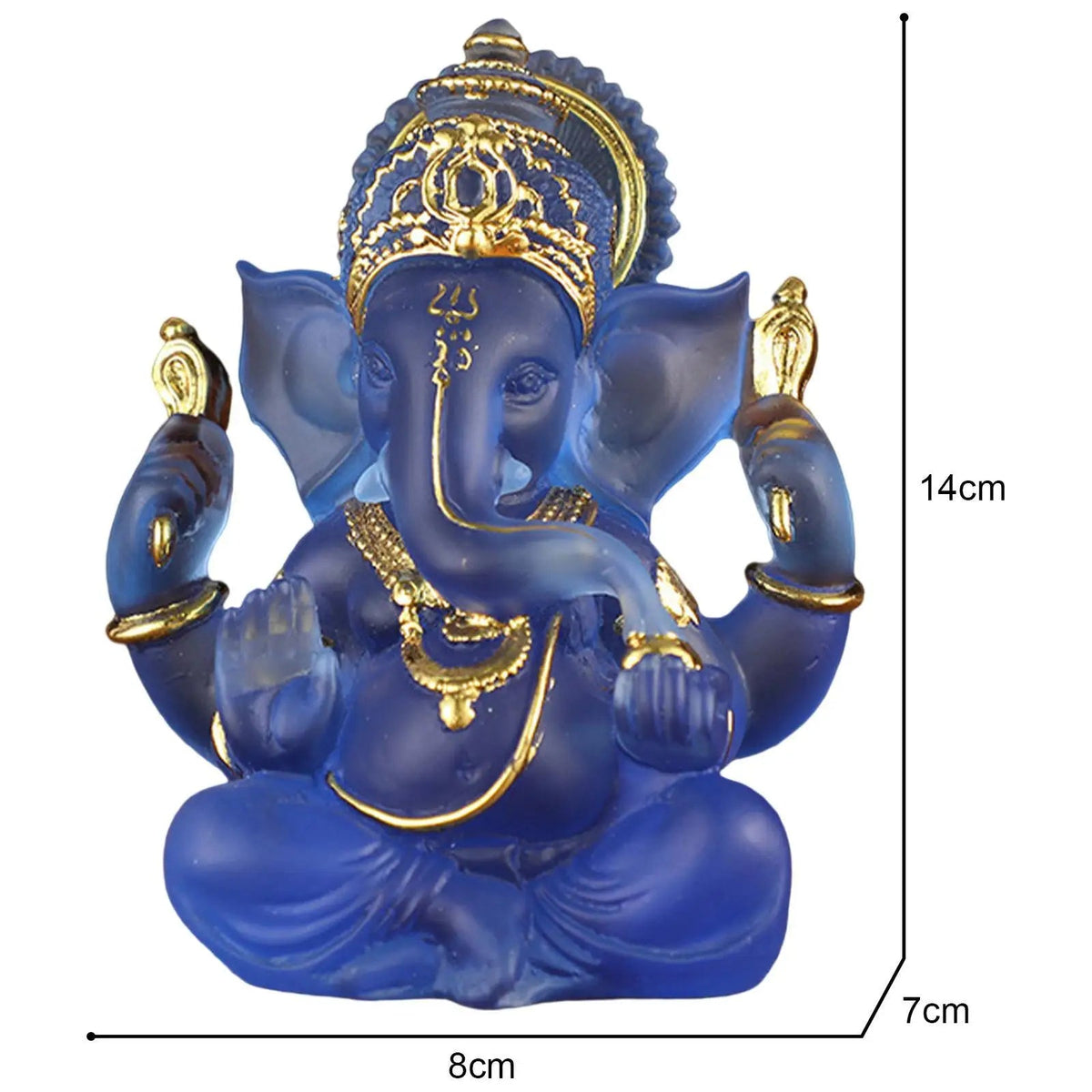 Avtoit | Rare colored semi-transparent Ganesh statues for luck in your home