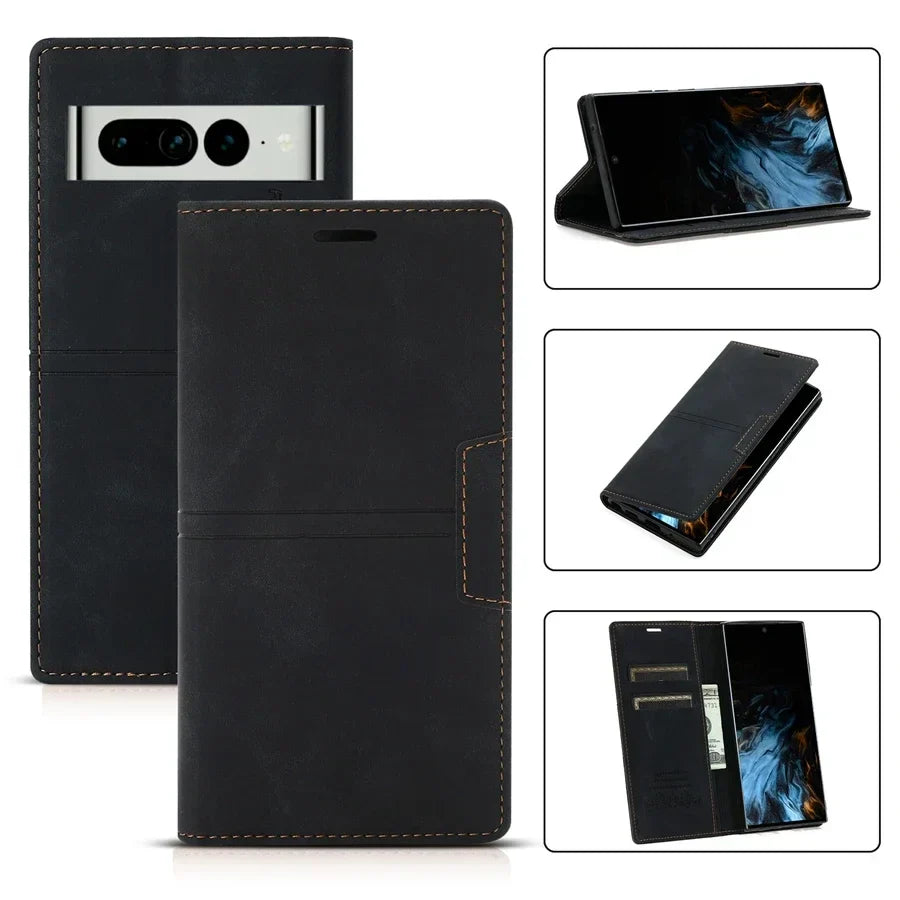 Avtoit | Leather Wallet Case Flip Case - Google Pixel