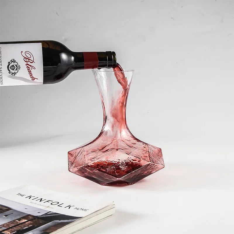 Avtoit | Irregular Crystal Glass Wine Decanter
