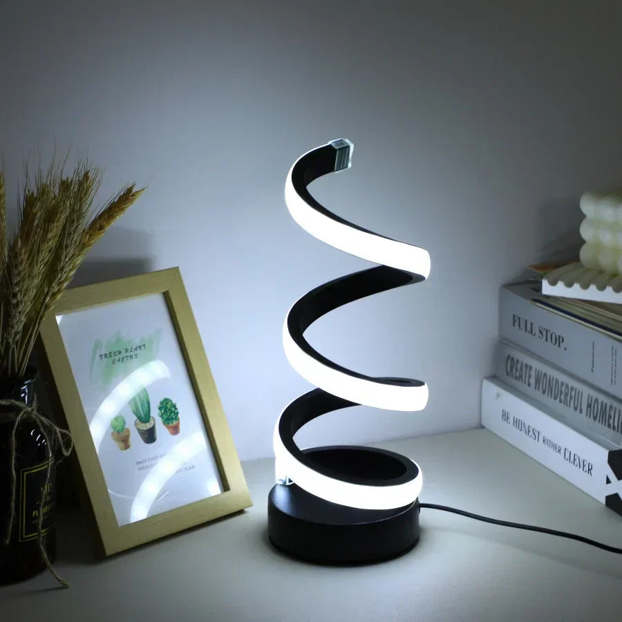 Avtoit | Modern Spiral LED Table Lamp