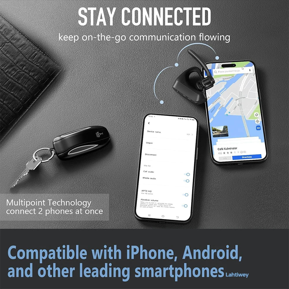 Avtoit | Noise-Cancelling Bluetooth Headset with Dual Microphones – Orivo