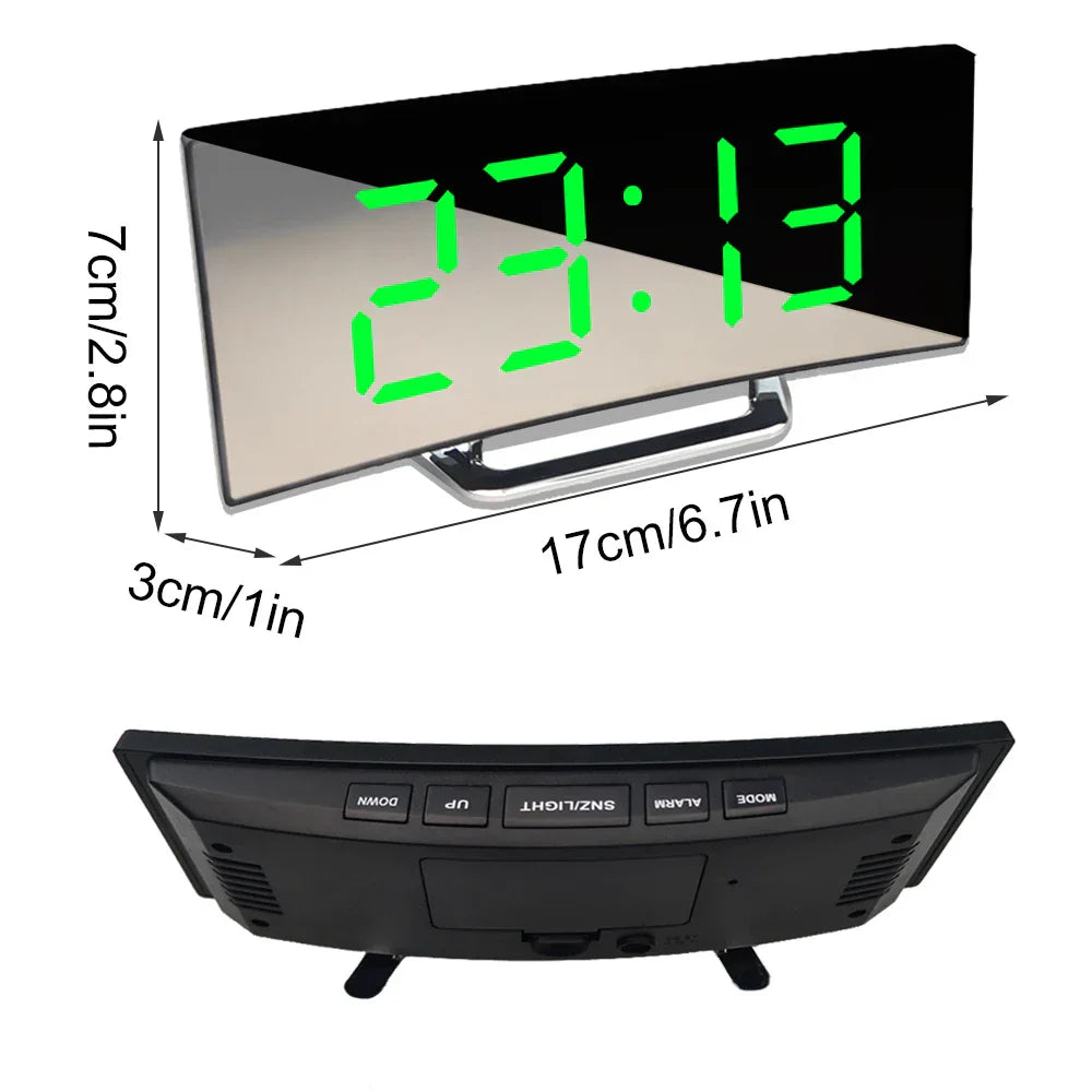 Avtoit | Curved Screen Digital Alarm Clock