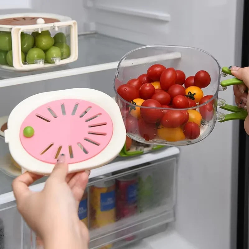 Avtoit | Dust-Proof Fruit Drainer Basket