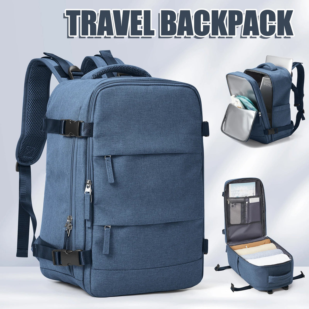 Avtoit | Trekvora Travel Backpack | Waterproof & Versatile | Laptop Compartment 15.6" | Wet-Dry Separation