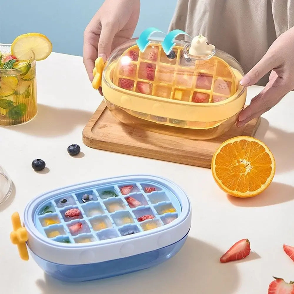Avtoit | Cute Cartoon Rotating Knob Ice Cube Tray
