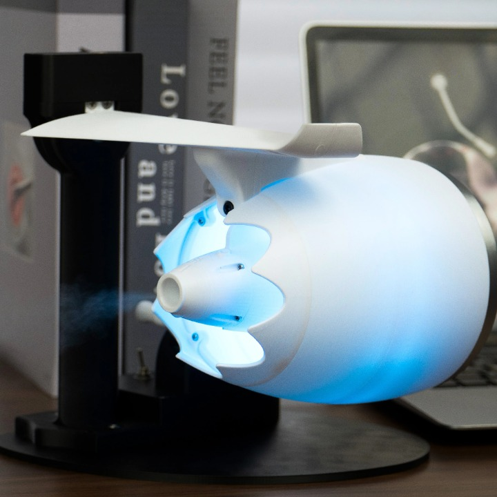 Avtoit | Turbojet Fan-Style Mist Humidifier with RGB Lighting – AeroMist