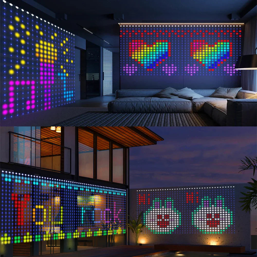 Avtoit | Musical RGB Curtain Garland LED Window Lights