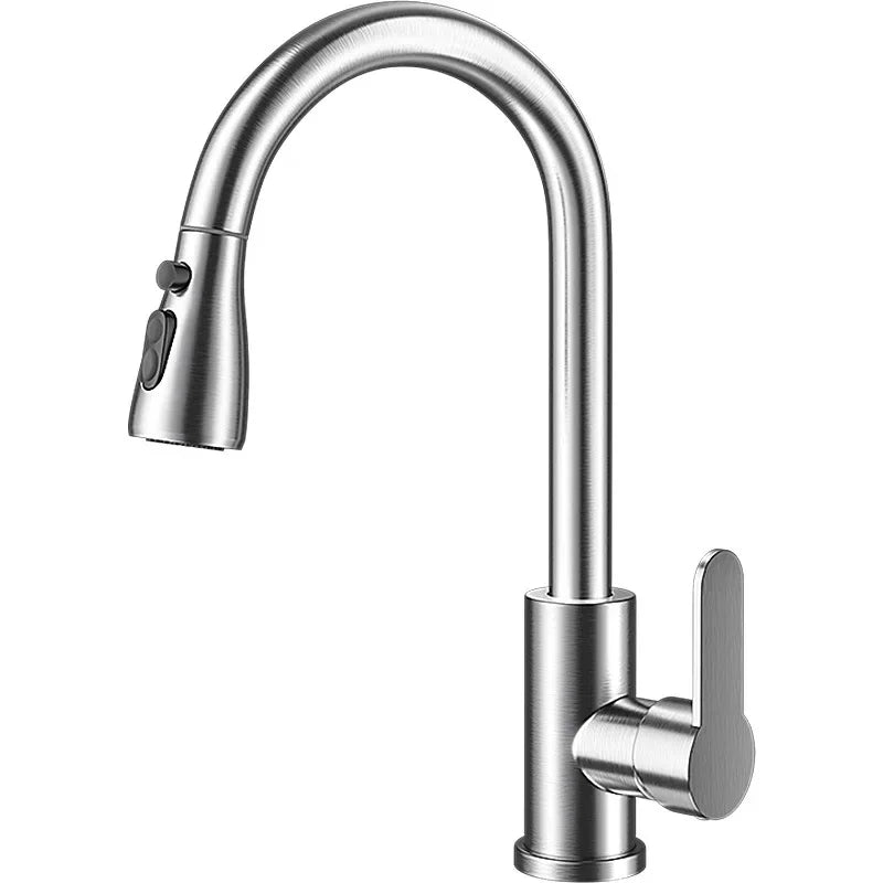 Avtoit | Kitchen faucet with pull-out spout – Brushed Nickel