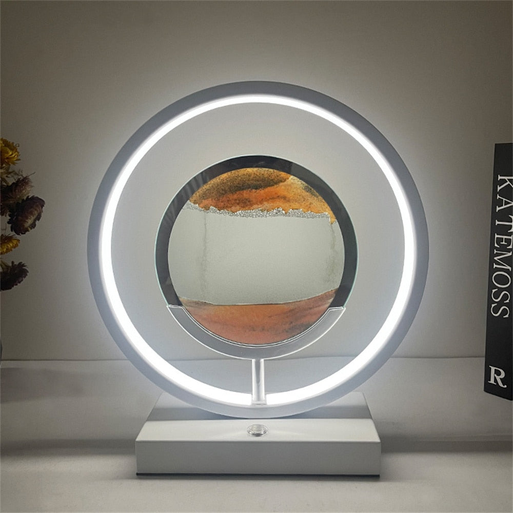 Avtoit | 3D LED Flowing Sand Art Table Lamp