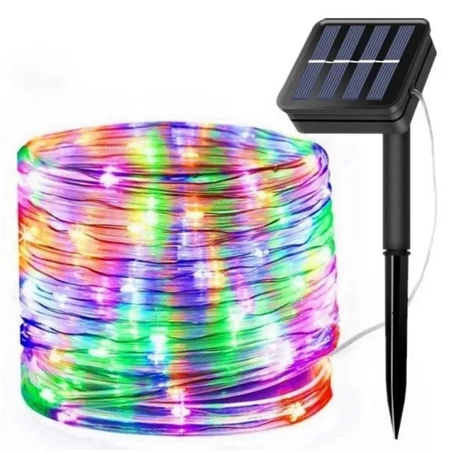 Avtoit | LED Solar String Lights - Outdoor Waterproof Lights for Christmas, Garden, Lawn, Trees, Fence, and Pathway Decor