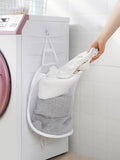 Avtoit | HangFold Laundry Basket | Wall-mounted & Foldable | Breathable & Portable | 30×18×40 cm