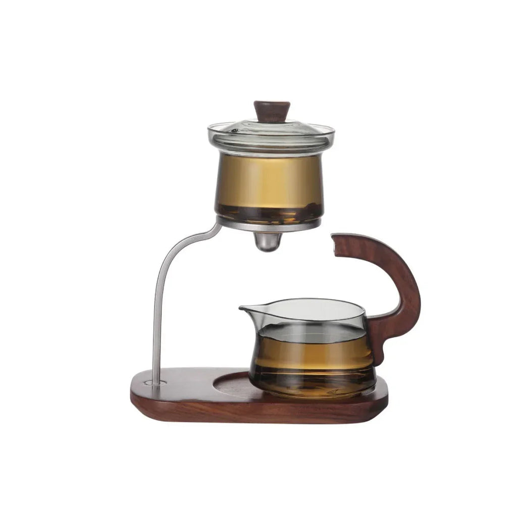 Avtoit | Walnut Signature One-Key Glass Tea Set