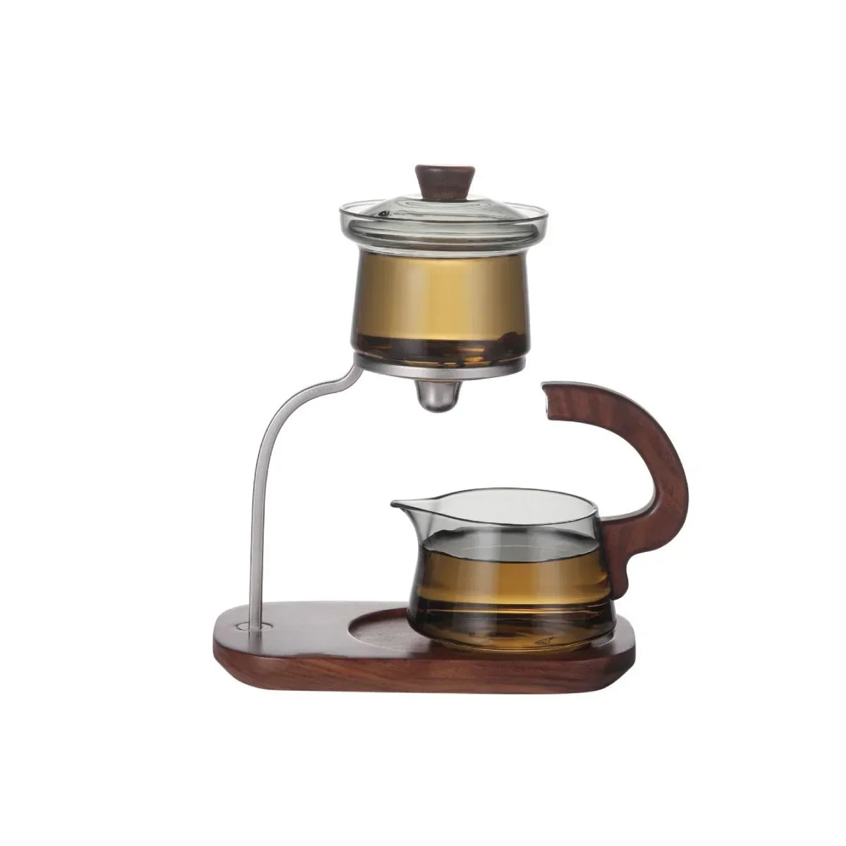 Avtoit | Walnut Signature One-Key Glass Tea Set
