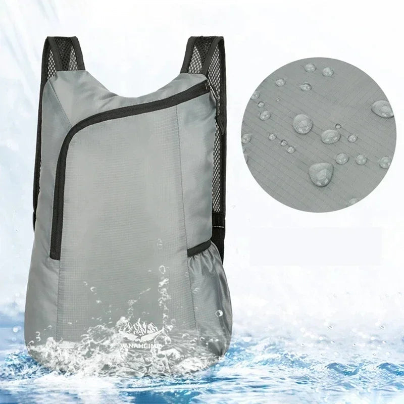 Avtoit | FoldAway PackLite | Foldable Day Backpack | 20L Volume | Water Repellent & Compact