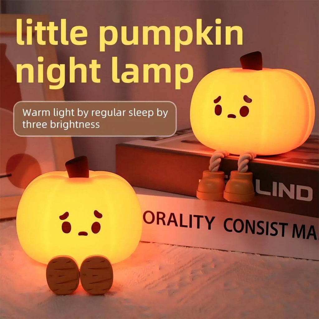 Avtoit | Sad Pumpkin Touch Sensor Lamp Decor