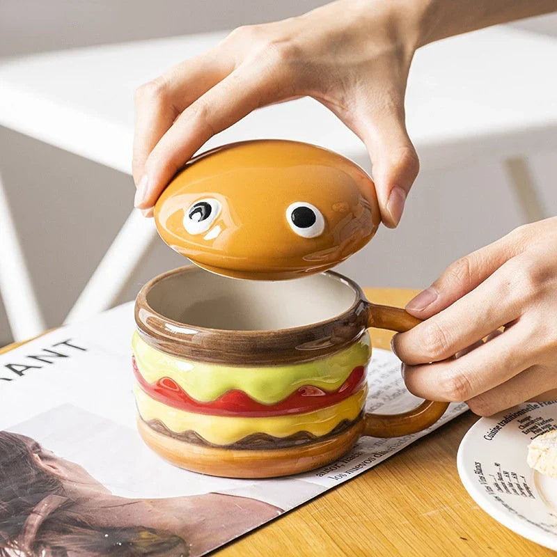 Avtoit | Yummy Hamburger-Shaped Ceramic Hamburger Mug
