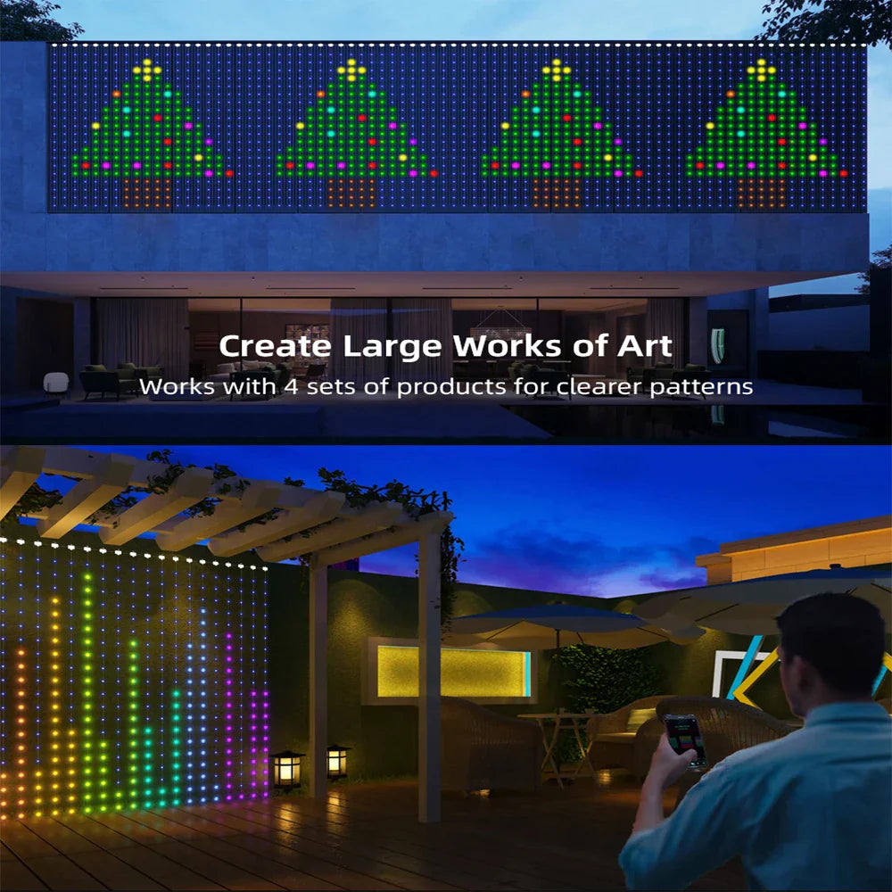 Avtoit | Musical RGB Curtain Garland LED Window Lights