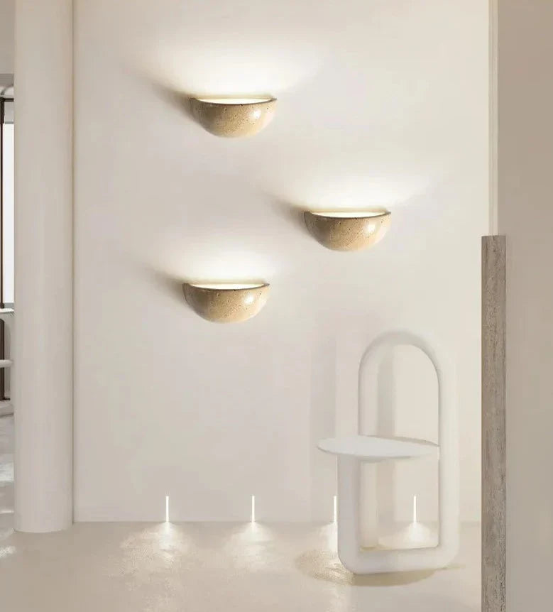 Avtoit | SabiGlow - Organic Rock Wall Light