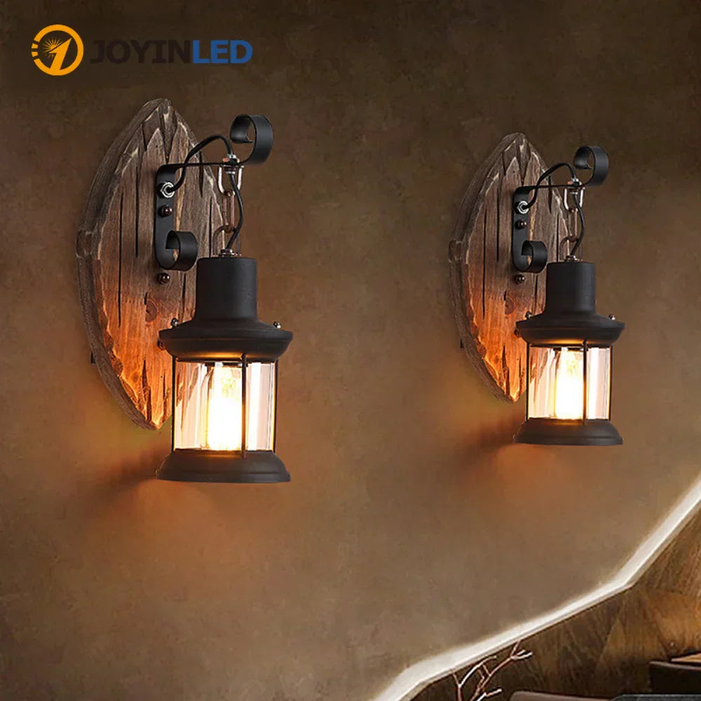 Avtoit | Retro Lantern Lamp Industrial Lantern Wall Light