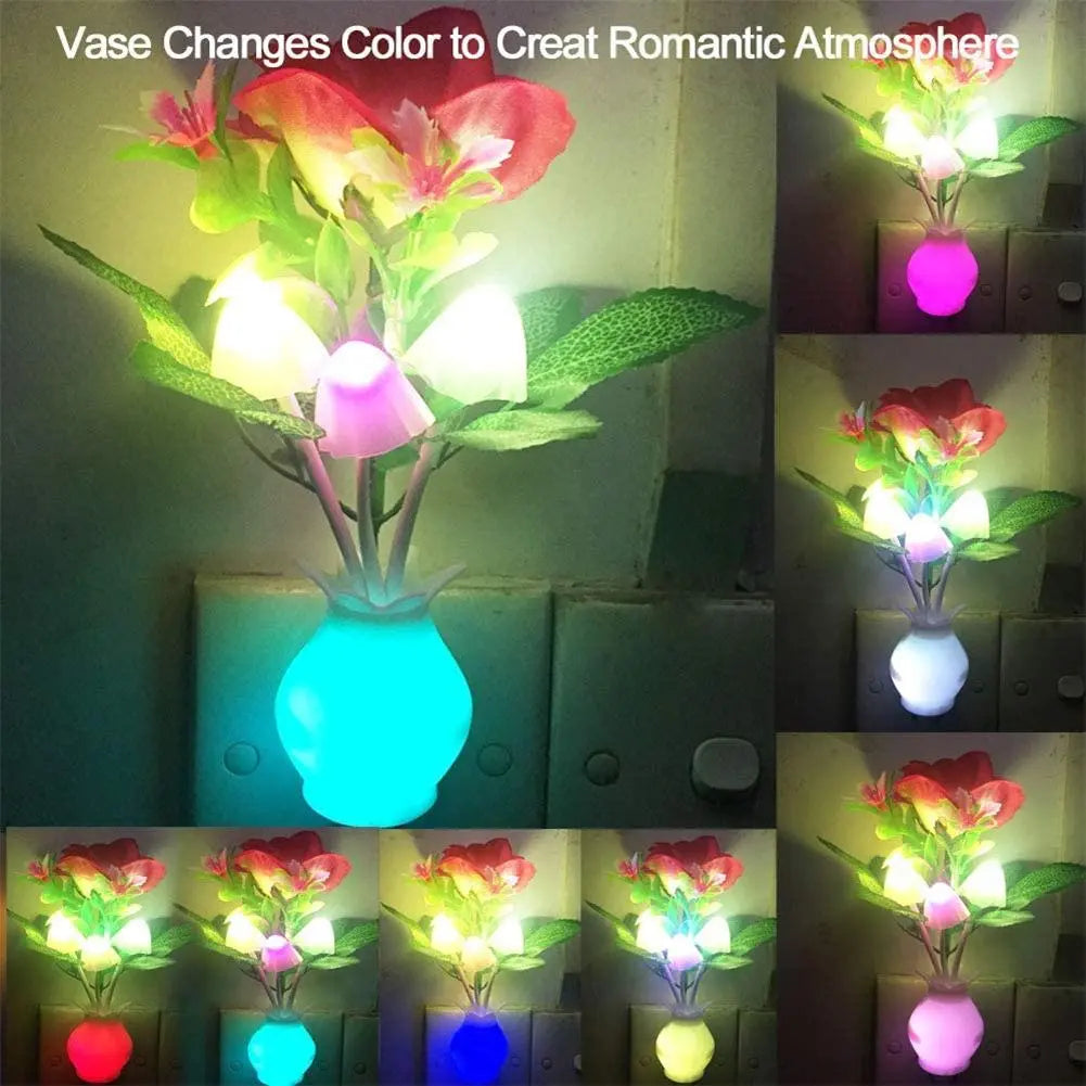 Avtoit | Mini Flower Vase Smart Light Sensor Night Lamp